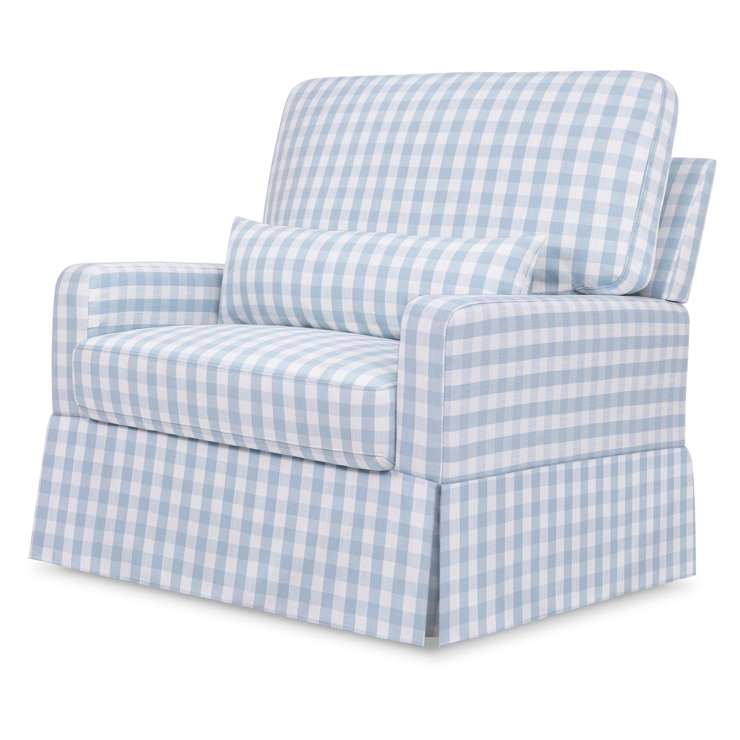 Namesake Gliders & Rockers Namesake Crawford Pillowback Chair and a Half Comfort Swivel Glider