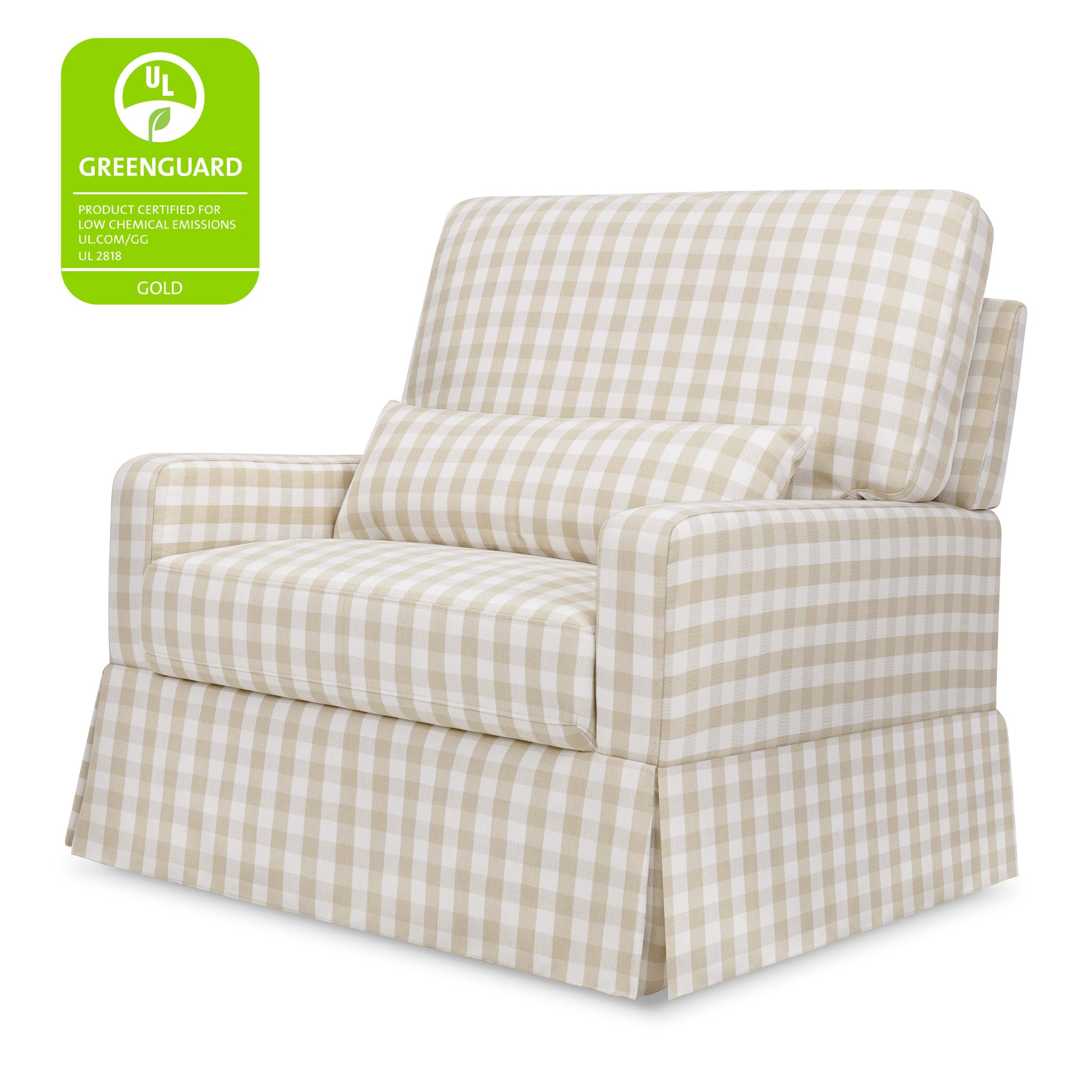 Namesake Gliders & Rockers Namesake Crawford Pillowback Chair and a Half Comfort Swivel Glider