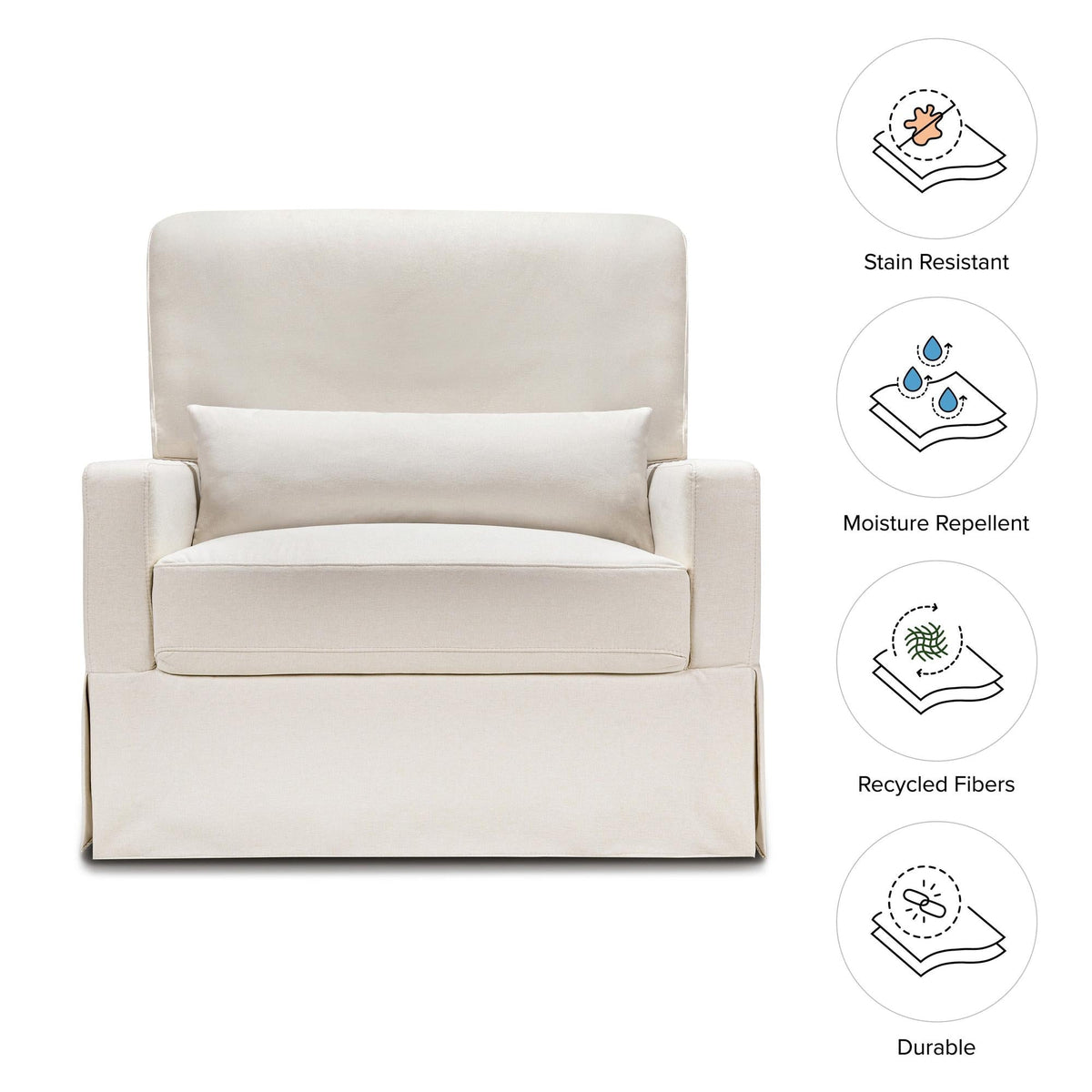 NamesakeNamesake Crawford Pillowback Chair and a Half Comfort Swivel GliderBabysupermarket