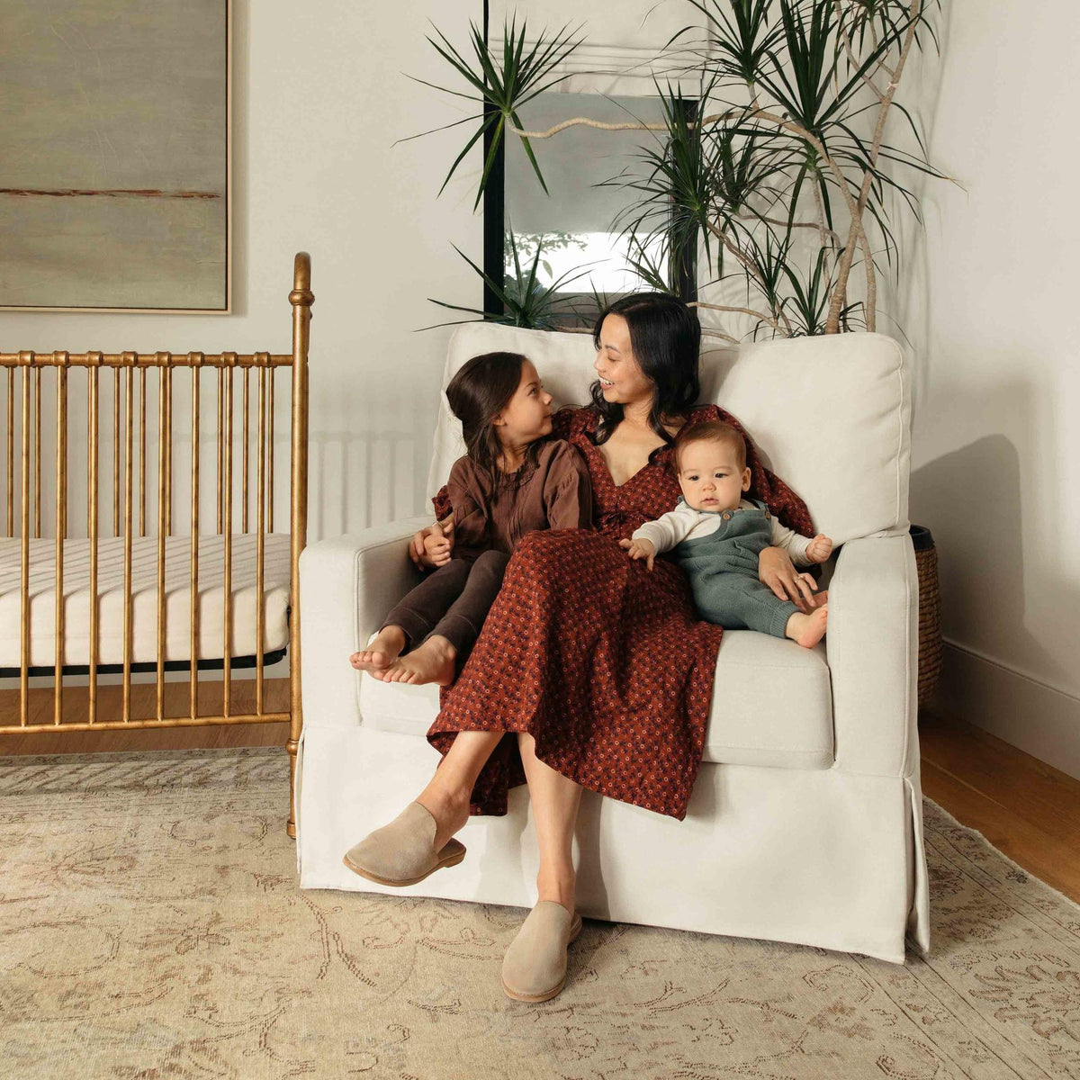 NamesakeNamesake Crawford Pillowback Chair and a Half Comfort Swivel GliderBabysupermarket