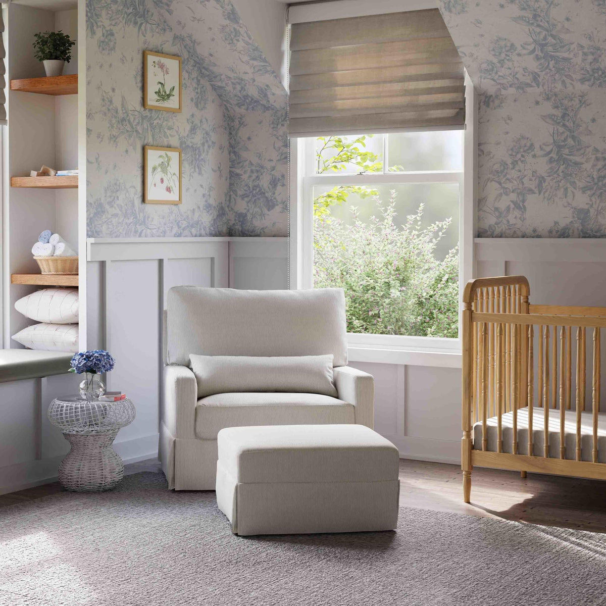 NamesakeNamesake Crawford Pillowback Chair and a Half Comfort Swivel GliderBabysupermarket
