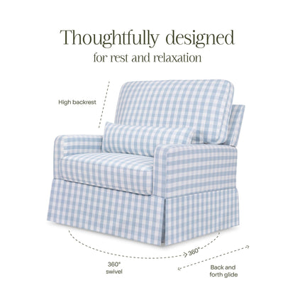 NamesakeNamesake Crawford Pillowback Chair and a Half Comfort Swivel GliderBabysupermarket