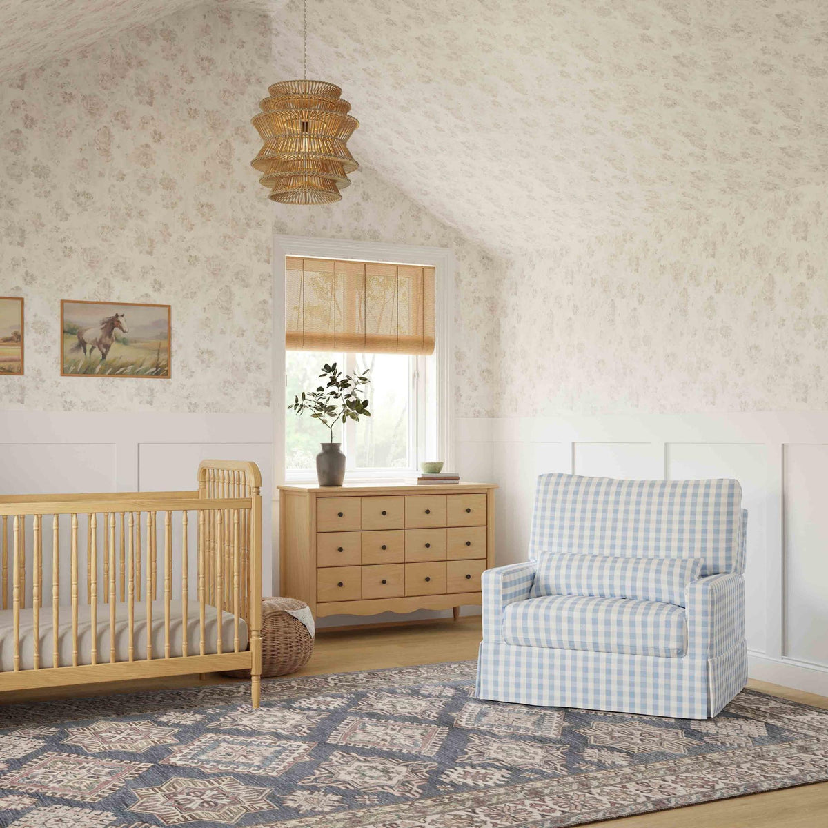 NamesakeNamesake Crawford Pillowback Chair and a Half Comfort Swivel GliderBabysupermarket