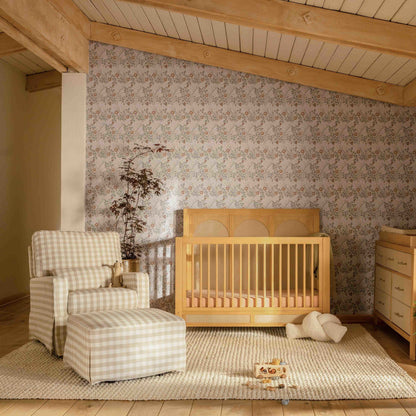 Namesake Gliders & Rockers Namesake Crawford Pillowback Comfort Swivel Glider