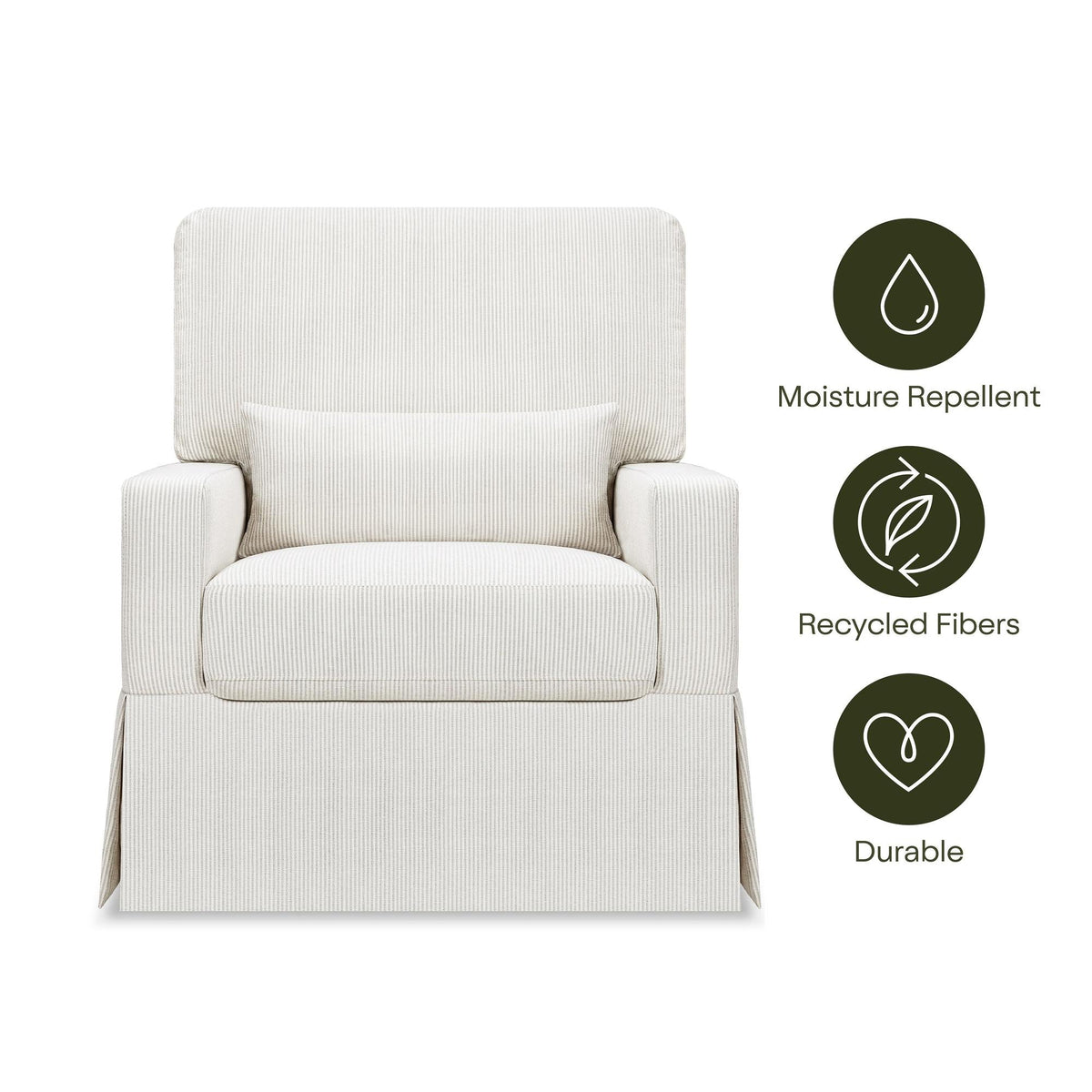 NamesakeNamesake Crawford Pillowback Comfort Swivel GliderBabysupermarket