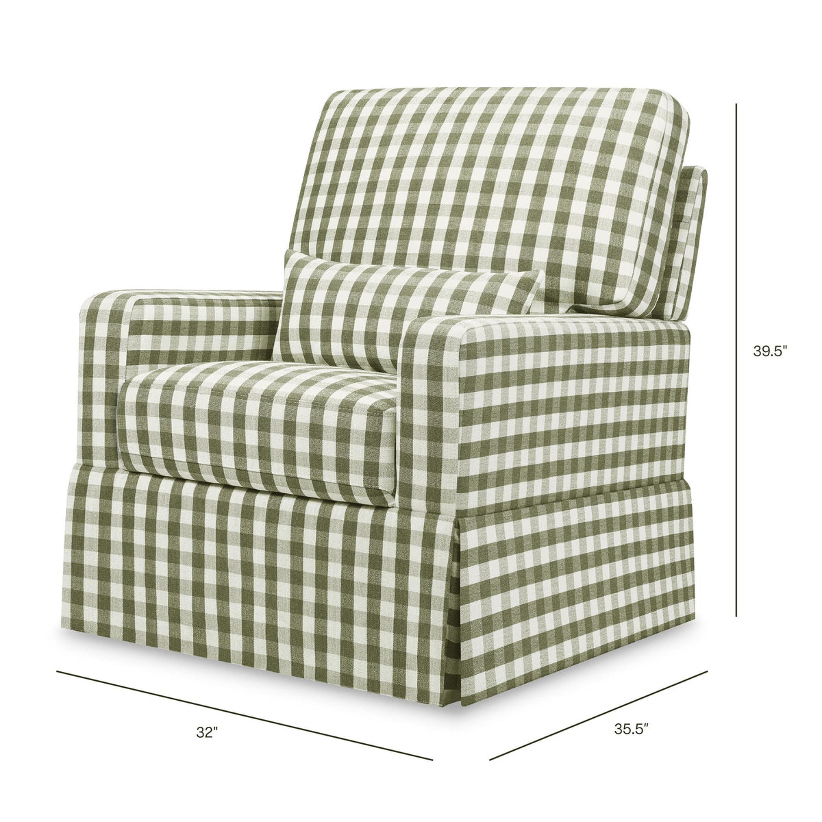NamesakeNamesake Crawford Pillowback Comfort Swivel GliderBabysupermarket