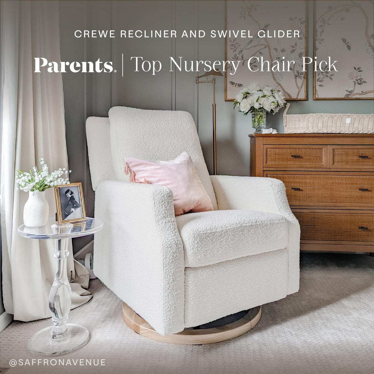 NamesakeNamesake Crewe Recliner and Swivel GliderBabysupermarket