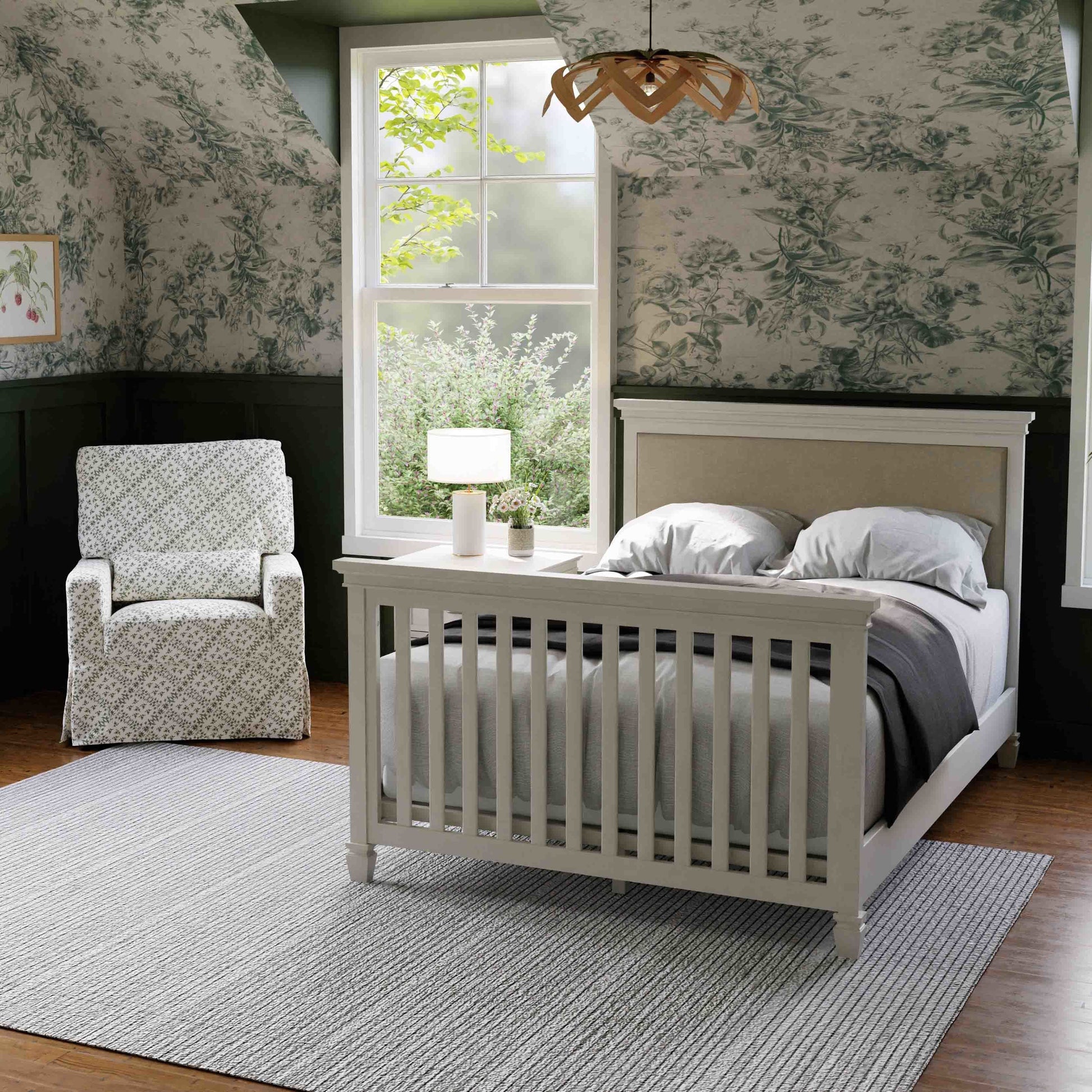 Namesake Cribs Warm White Namesake Darlington 4-in-1 Convertible Crib