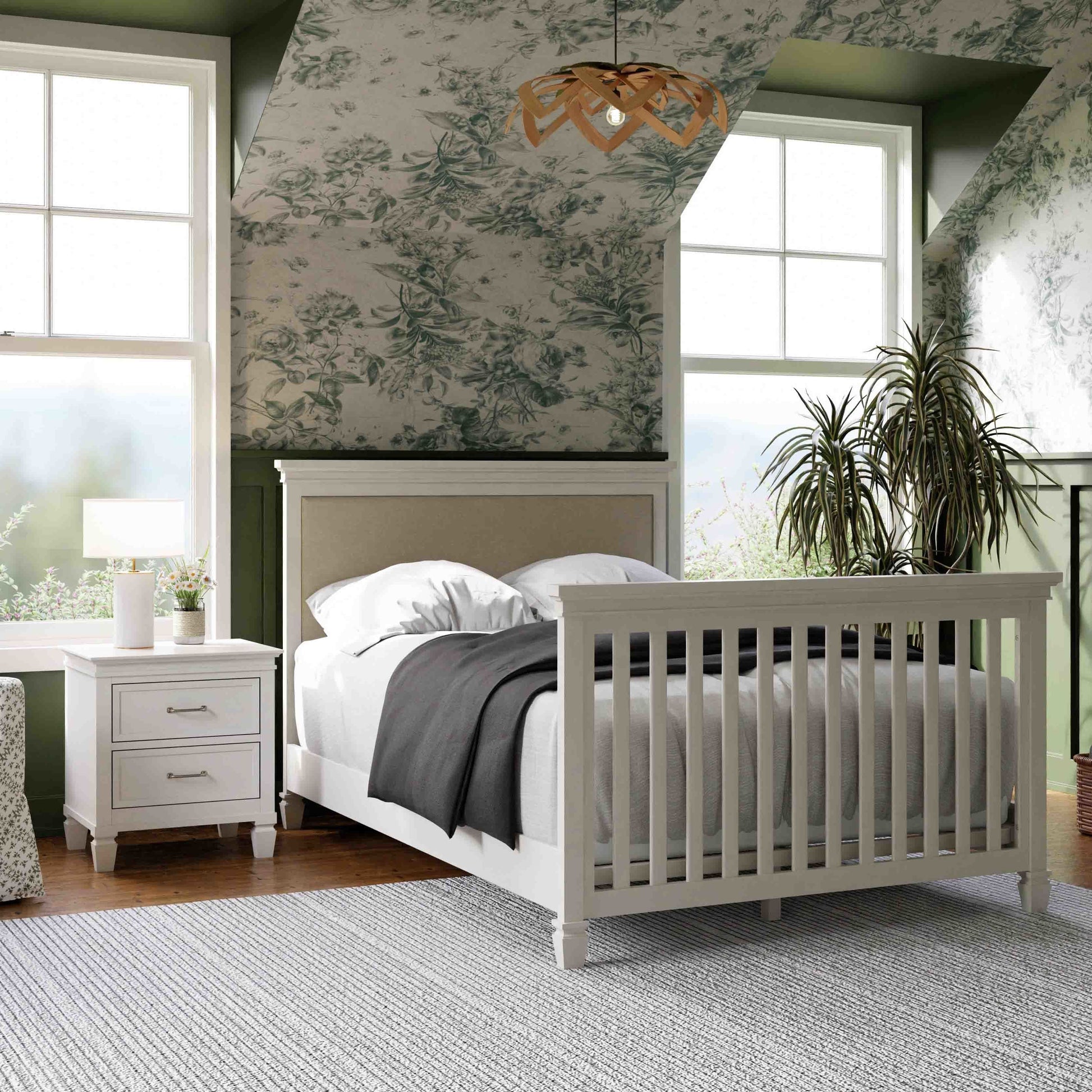 Namesake Cribs Warm White Namesake Darlington 4-in-1 Convertible Crib