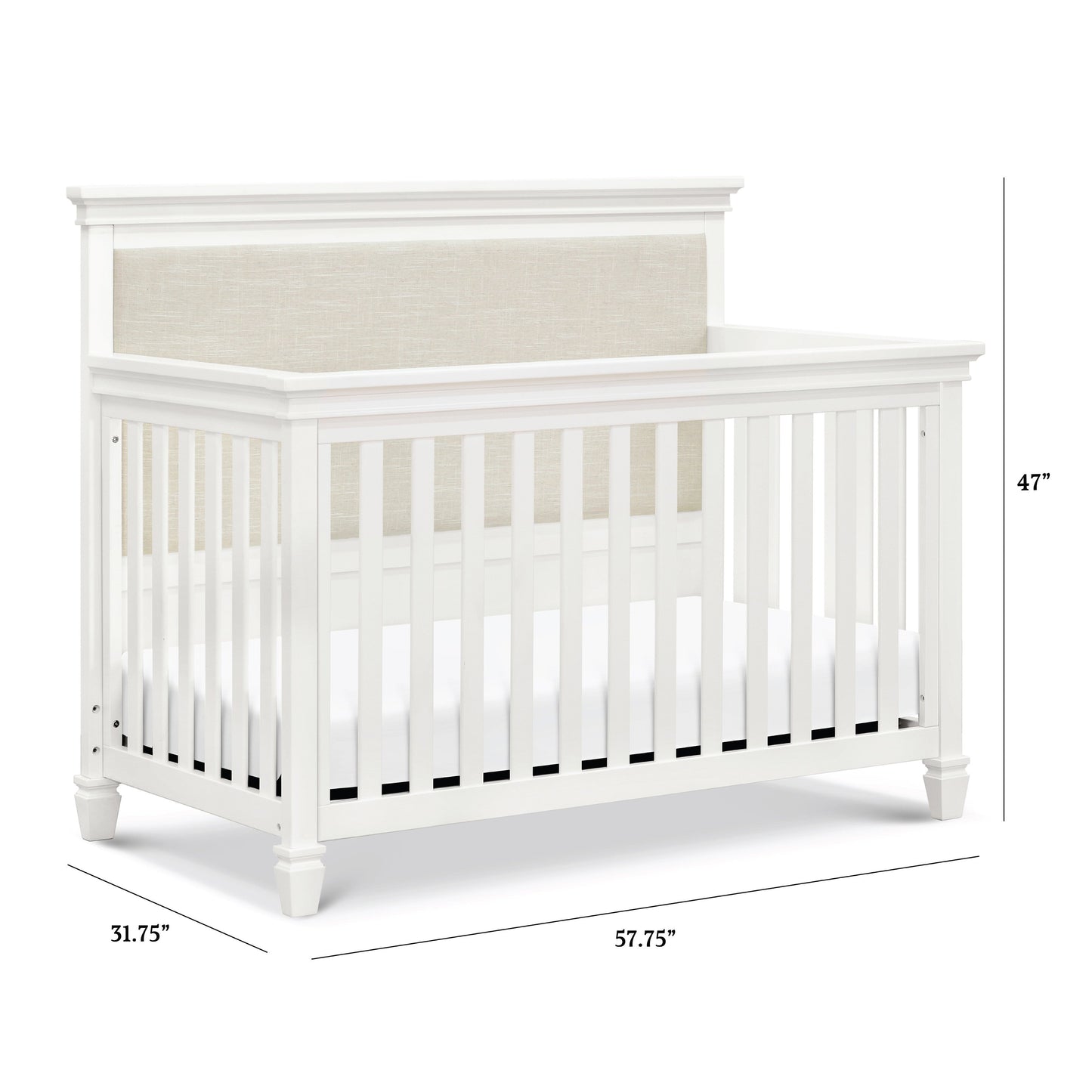 Namesake Cribs Warm White Namesake Darlington 4-in-1 Convertible Crib