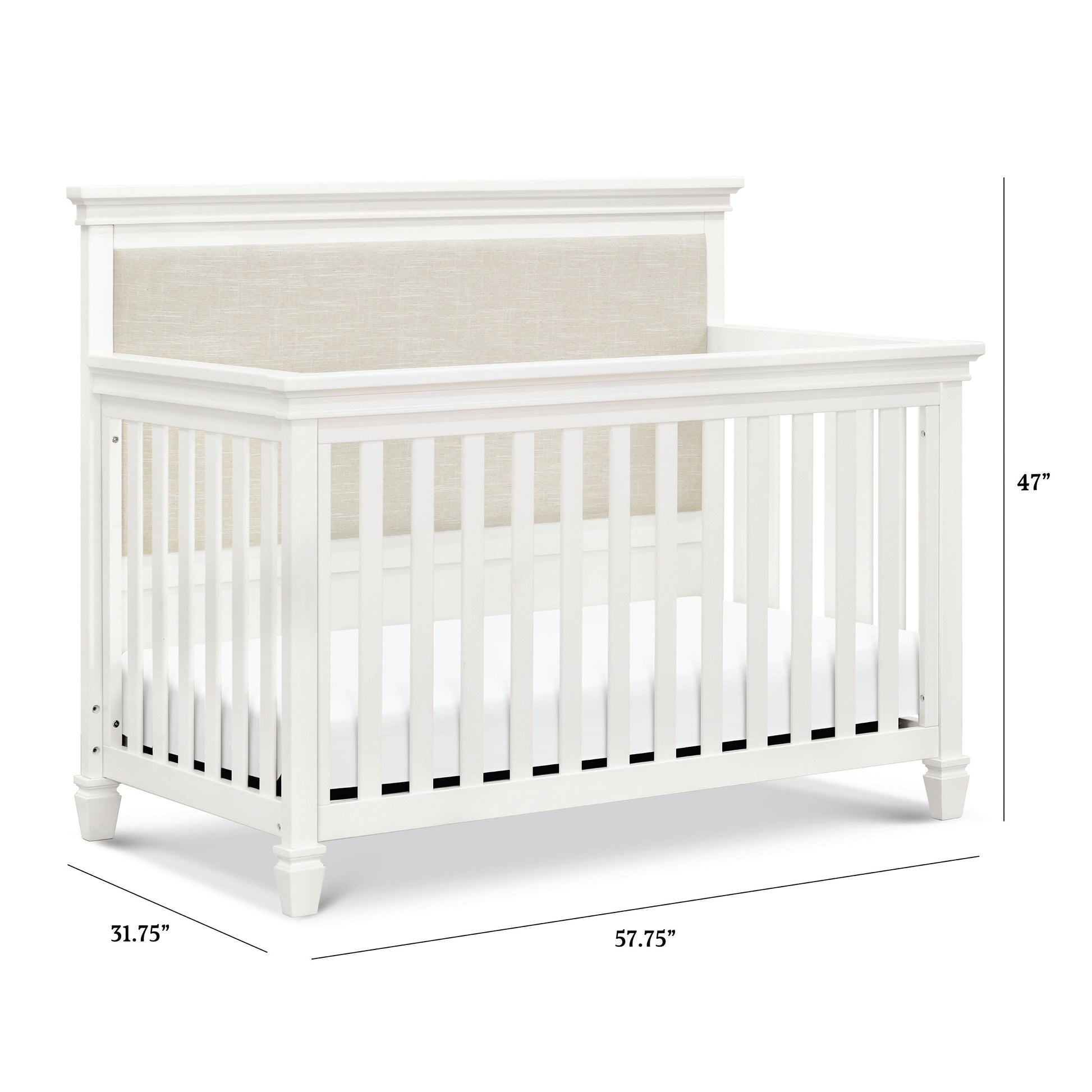 Namesake Cribs Warm White Namesake Darlington 4-in-1 Convertible Crib