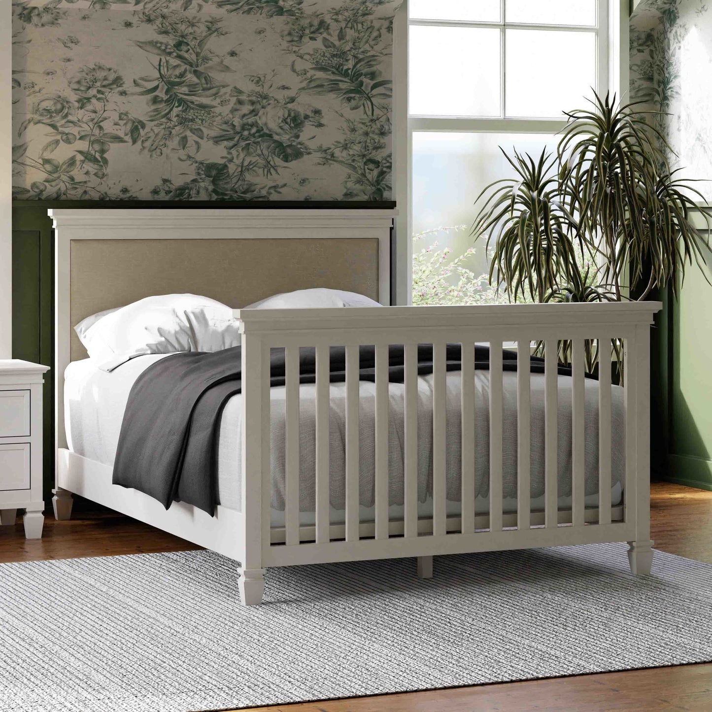 Namesake Cribs Warm White Namesake Darlington 4-in-1 Convertible Crib