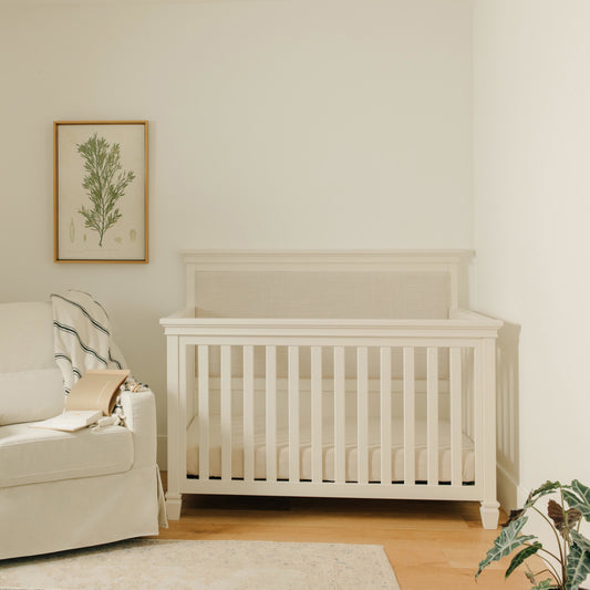 Namesake Cribs Warm White Namesake Darlington 4-in-1 Convertible Crib