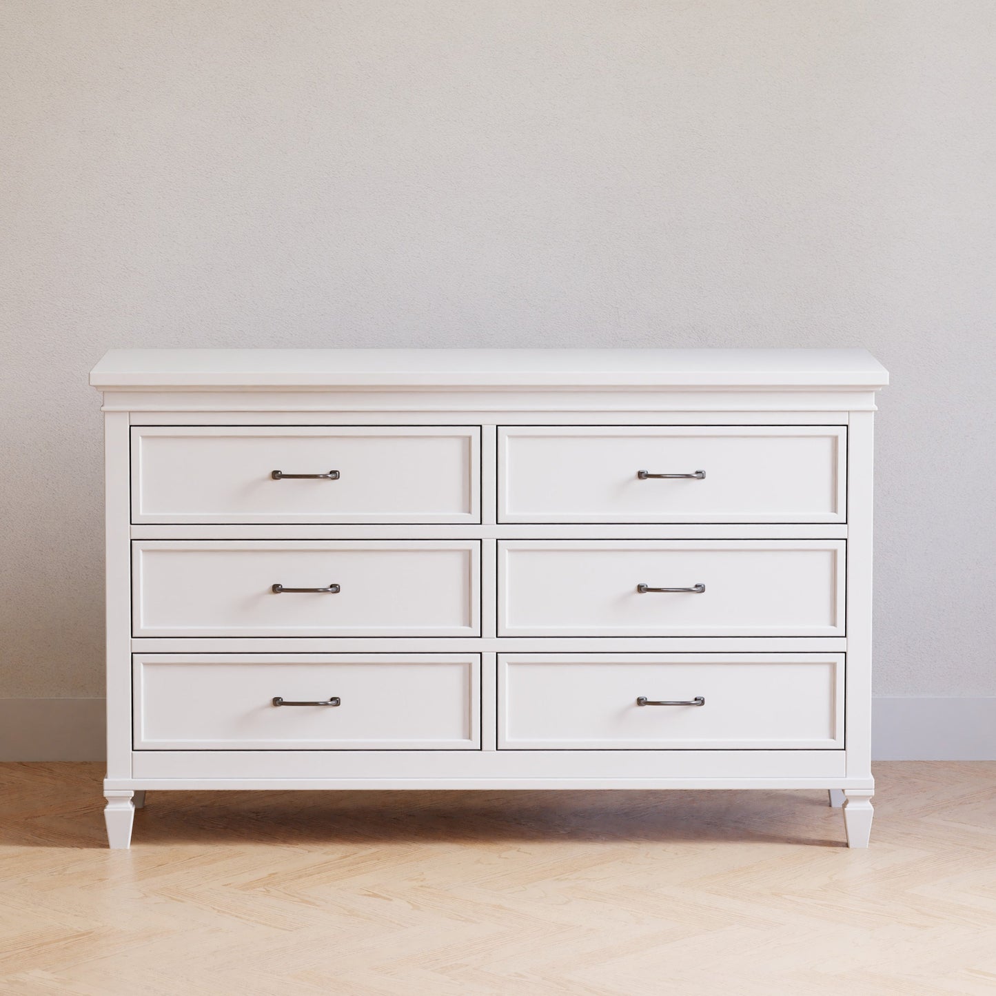 Namesake Dressers Warm White Namesake Darlington 6-Drawer Dresser