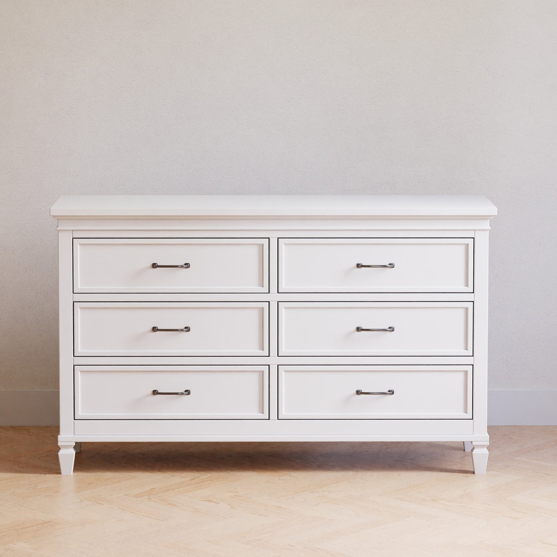 Namesake Dressers Warm White Namesake Darlington 6-Drawer Dresser