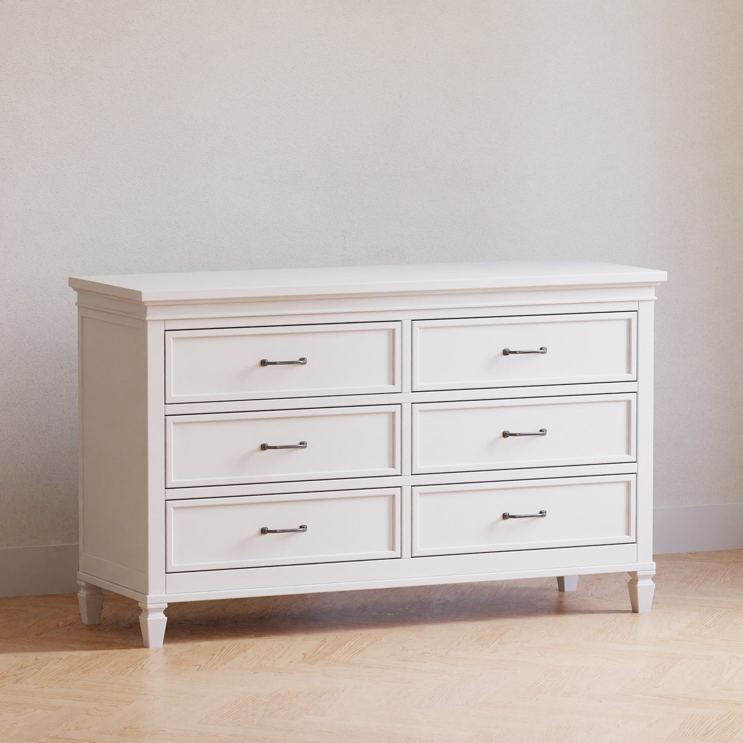 Namesake Dressers Warm White Namesake Darlington 6-Drawer Dresser