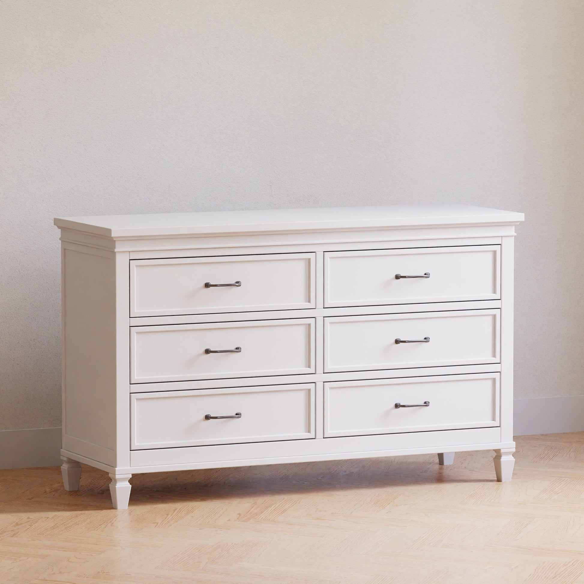 Namesake Dressers Warm White Namesake Darlington 6-Drawer Dresser