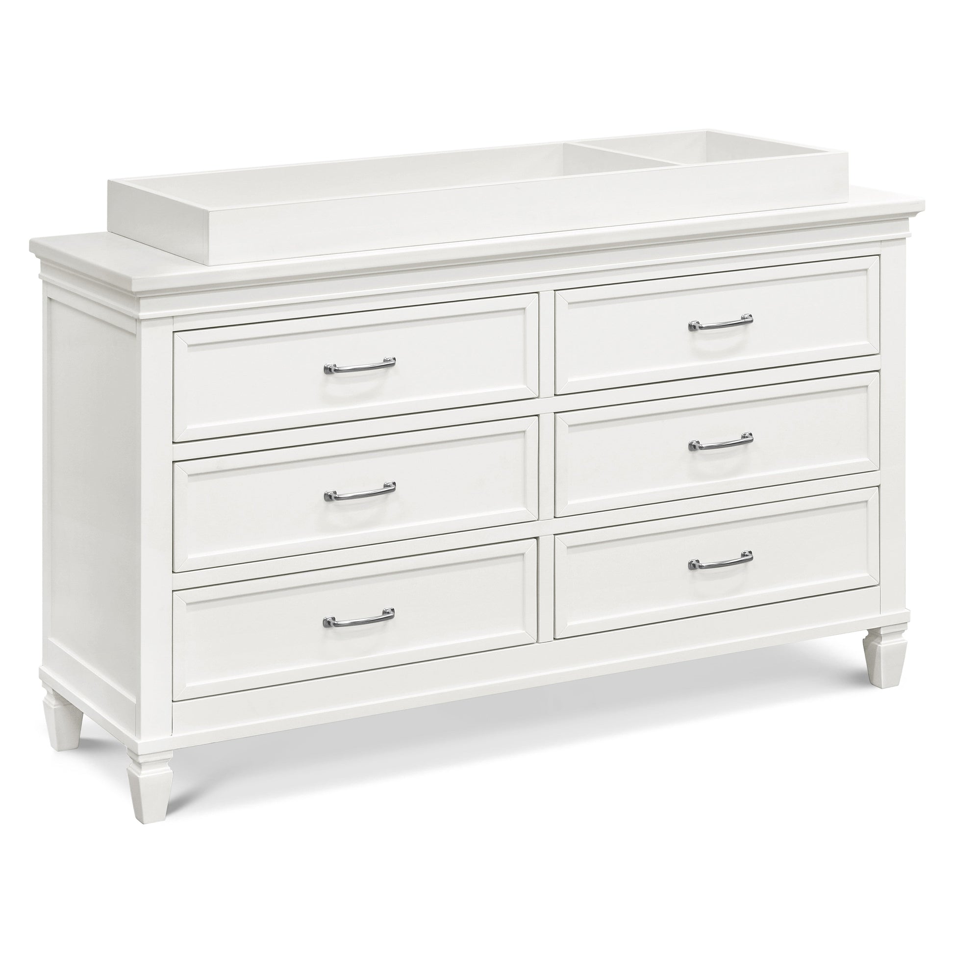 Namesake Dressers Warm White Namesake Darlington 6-Drawer Dresser