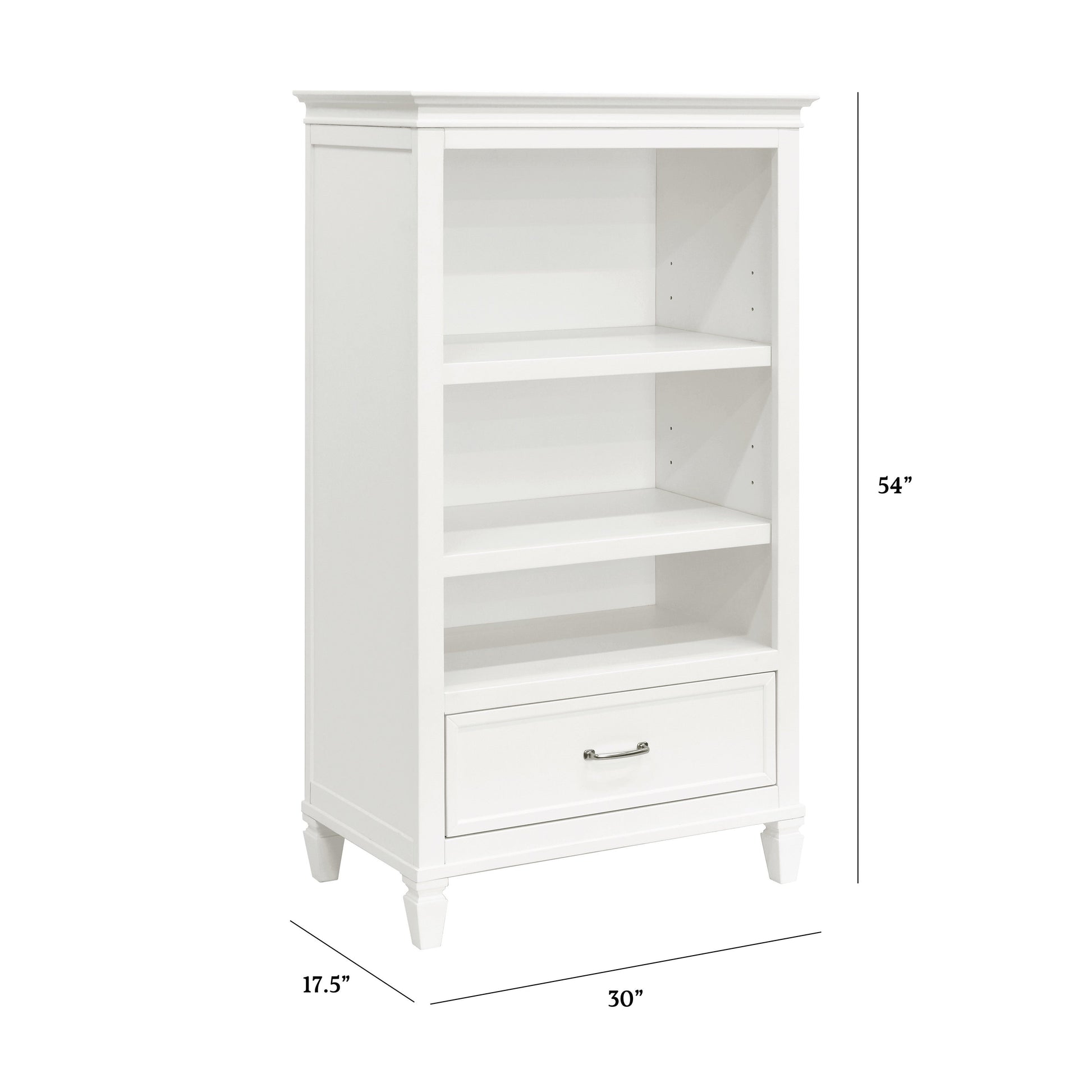Namesake Bookcases Warm White Namesake Darlington Bookcase