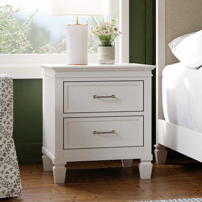Namesake Nightstands Warm White Namesake Darlington Nightstand