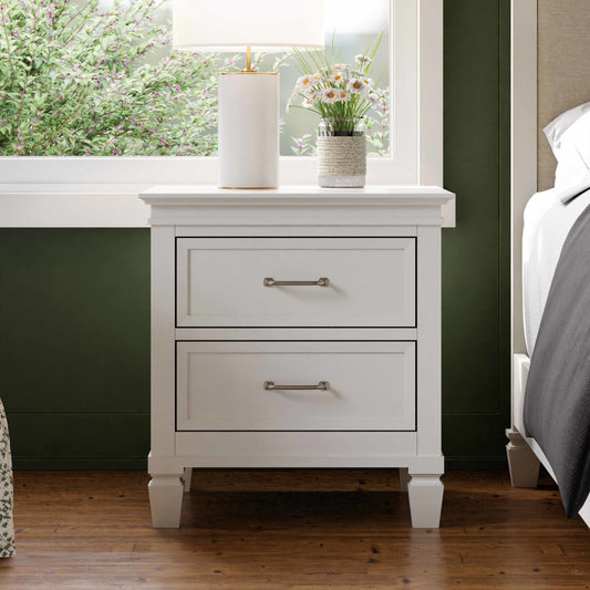 Namesake Nightstands Warm White Namesake Darlington Nightstand