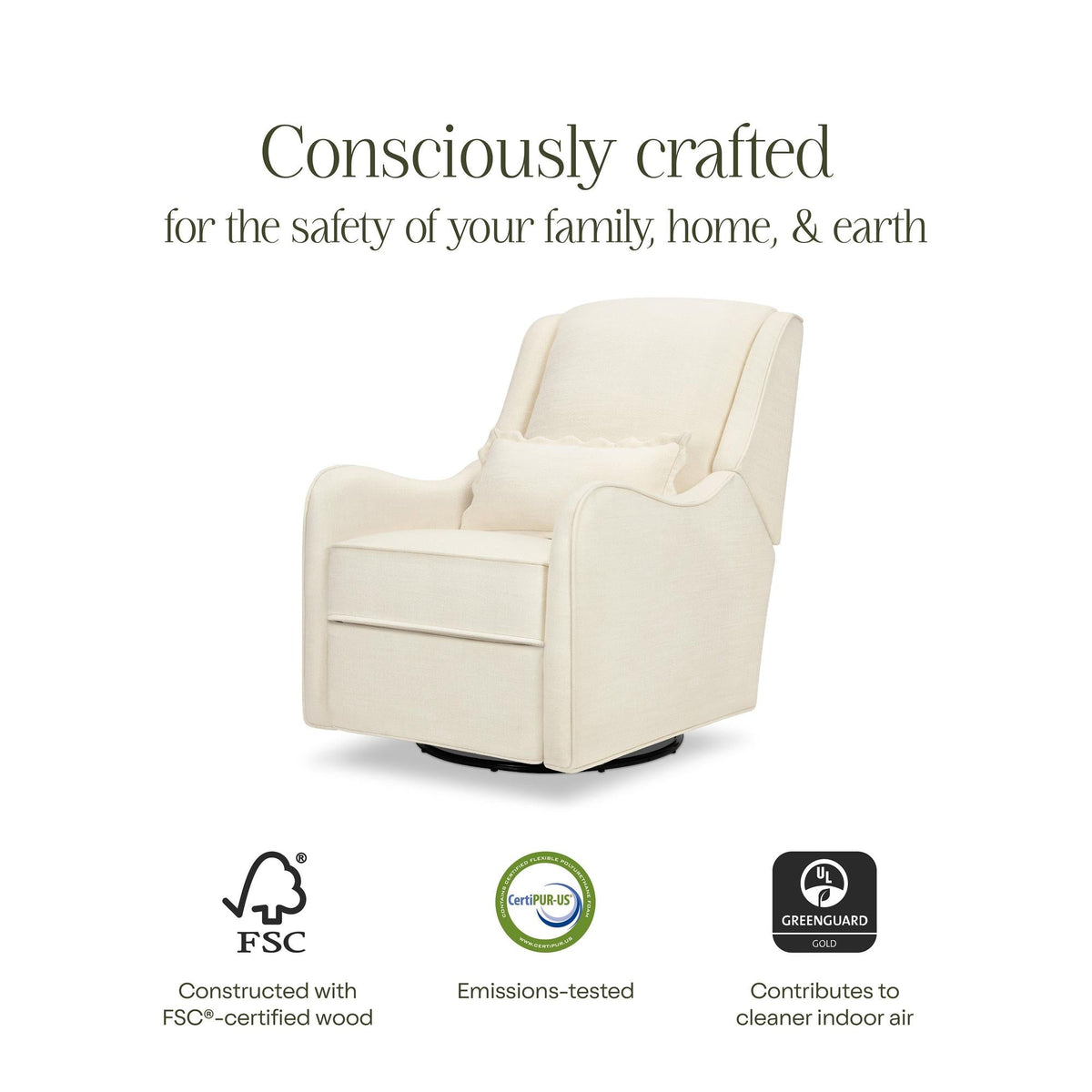 NamesakeNamesake Devon Recliner and Swivel GliderBabysupermarket