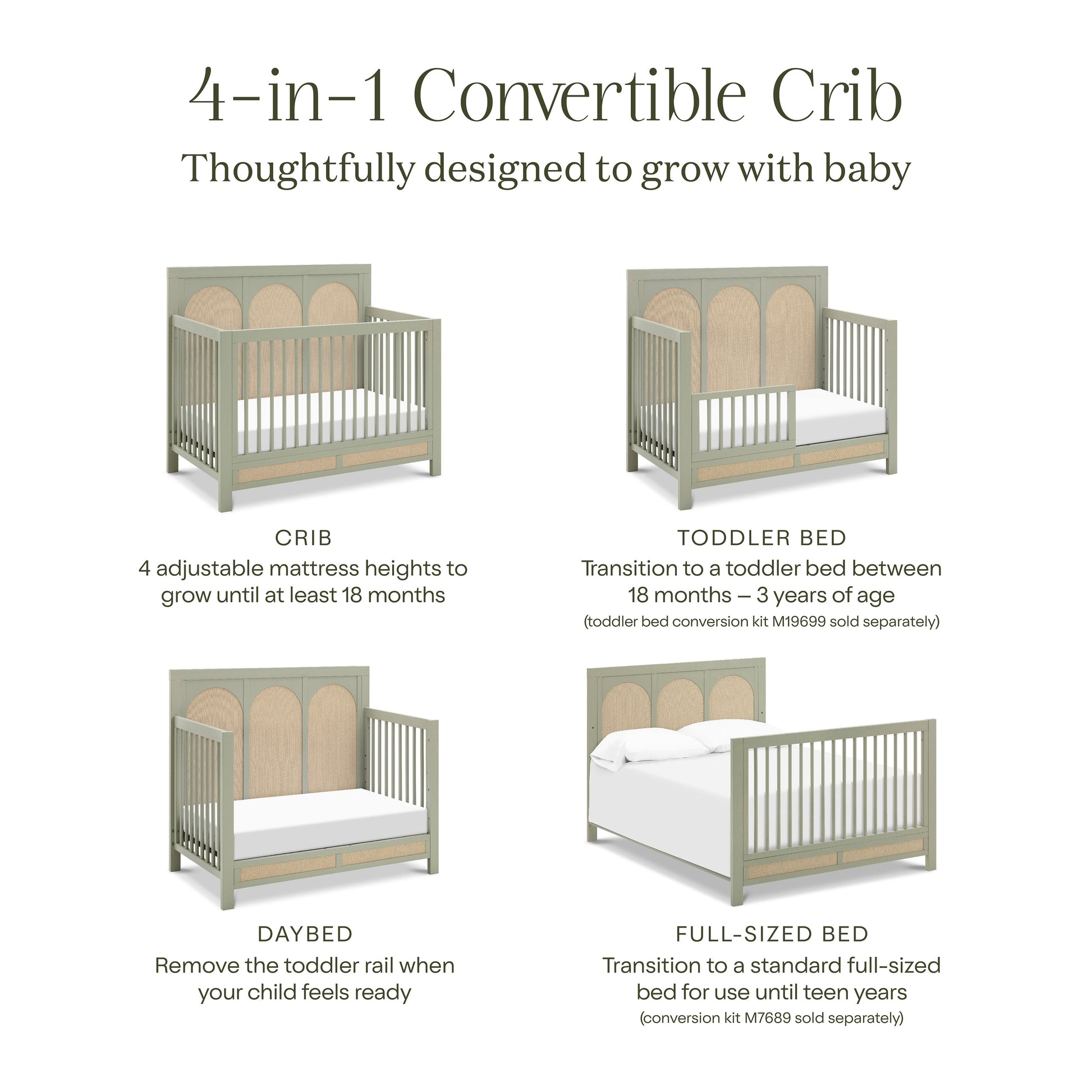 NamesakeNamesake Eloise 4-in-1 Convertible CribBabysupermarket