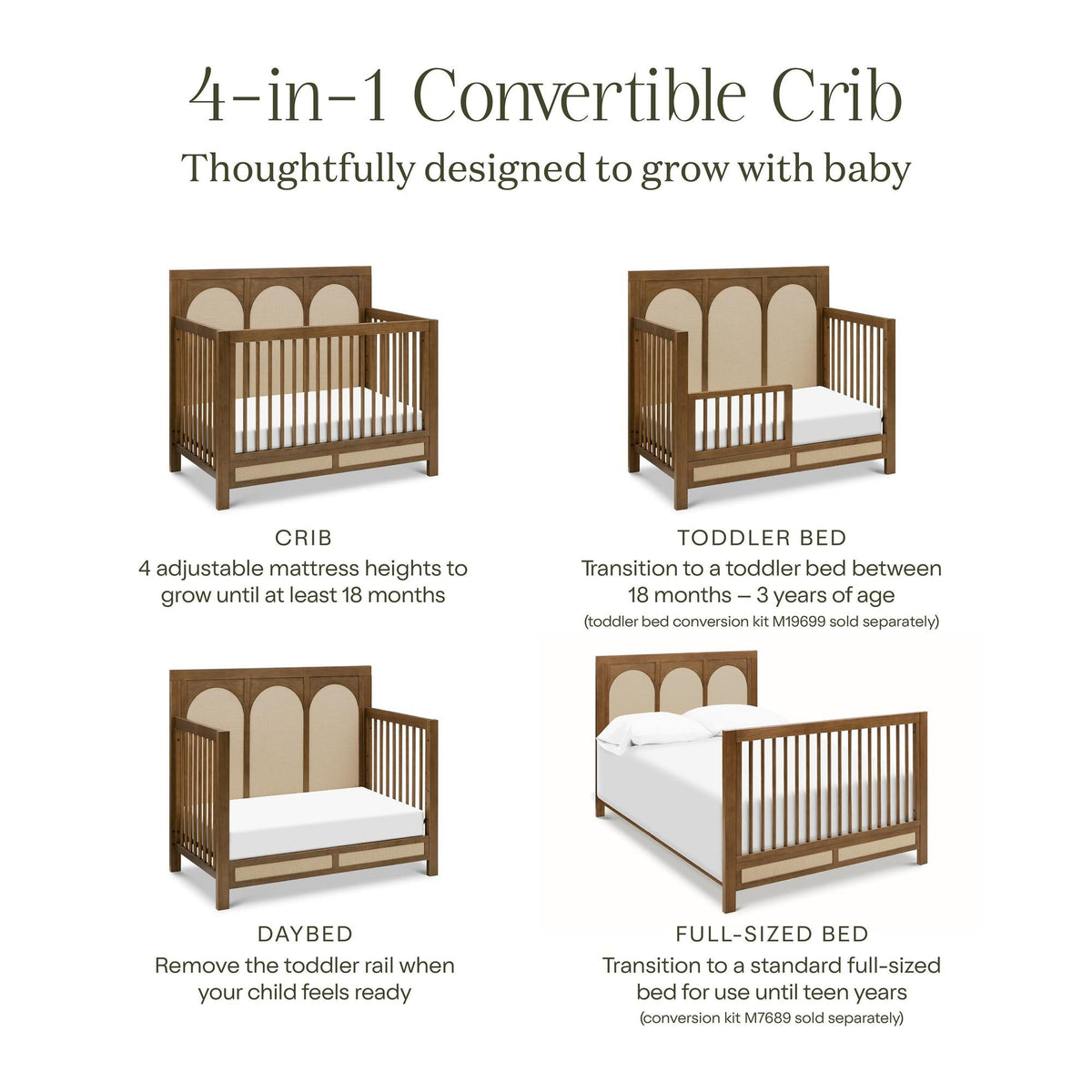 NamesakeNamesake Eloise 4-in-1 Convertible CribBabysupermarket