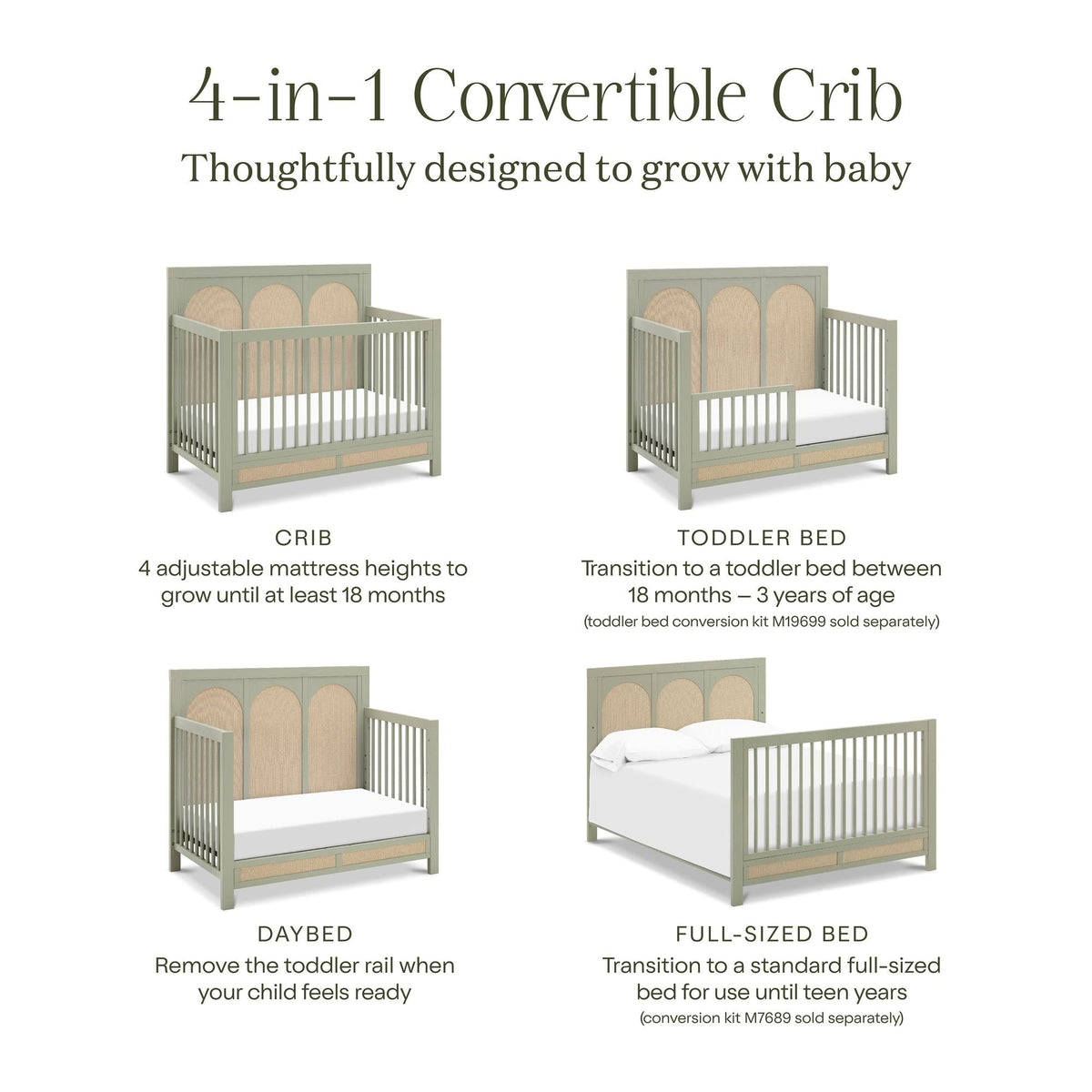 NamesakeNamesake Eloise 4-in-1 Convertible CribBabysupermarket