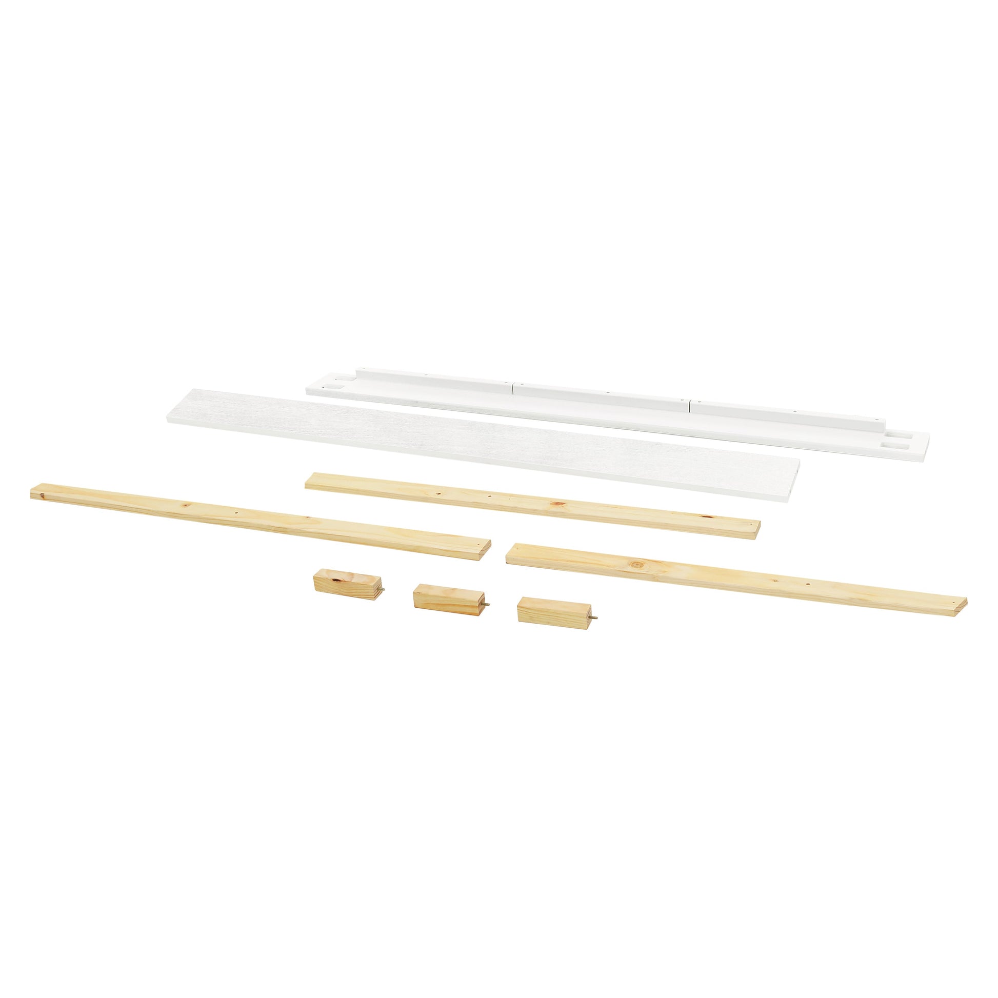 Namesake Conversion Kits Linen White Namesake Full Size Bed Conversion Kit (M7689)