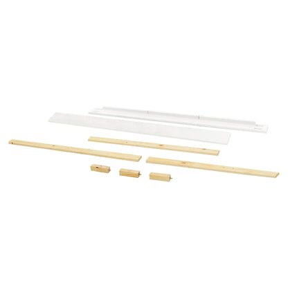 Namesake Conversion Kits Linen White Namesake Full Size Bed Conversion Kit (M7689)