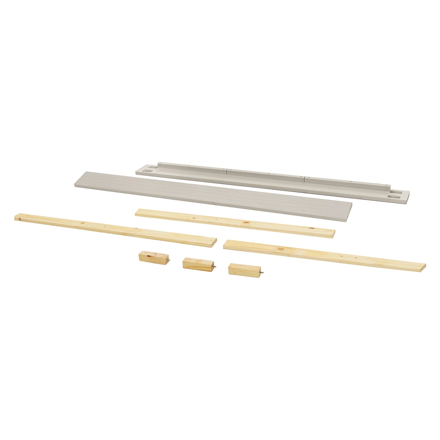 Namesake Conversion Kits White Driftwood Namesake Full Size Bed Conversion Kit (M7689)