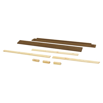 Namesake Conversion Kits Walnut Driftwood Namesake Full Size Bed Conversion Kit (M7689)