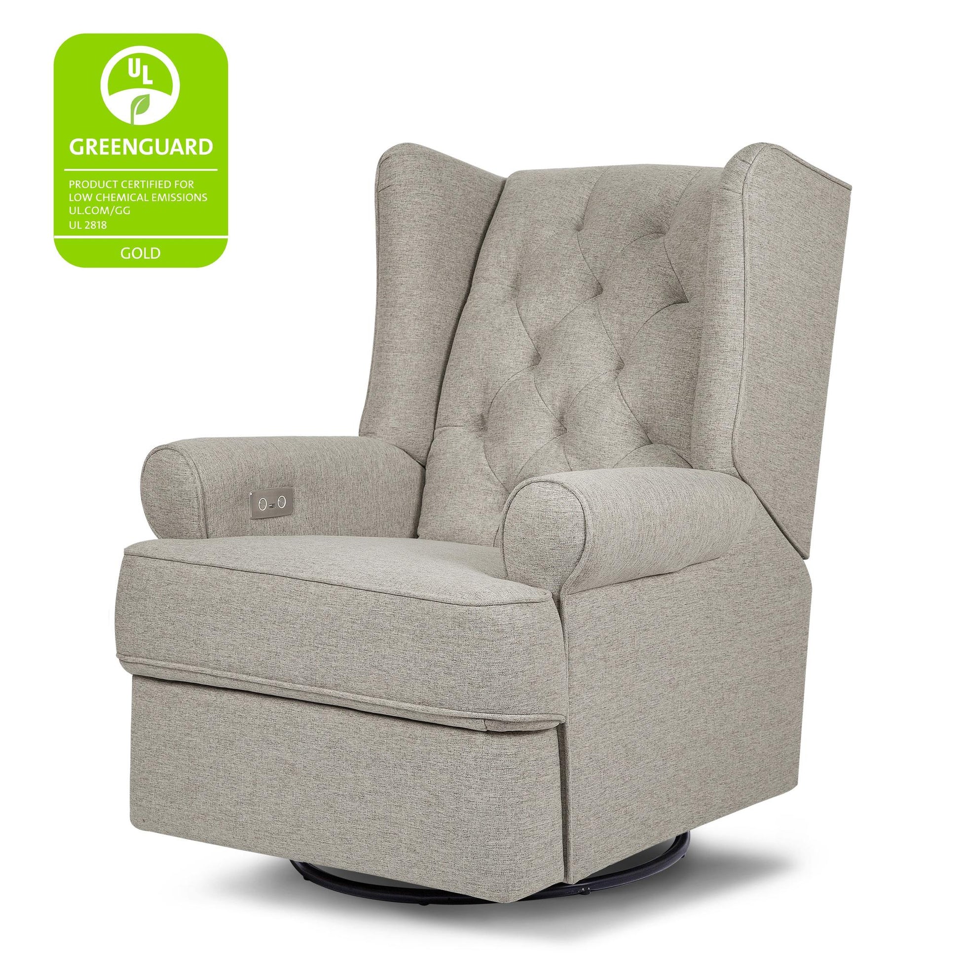 NamesakeNamesake Harbour Electronic Recliner and Swivel Glider in Eco-Performance Fabric with USB port | Water Repellent & Stain ResistantBabysupermarket