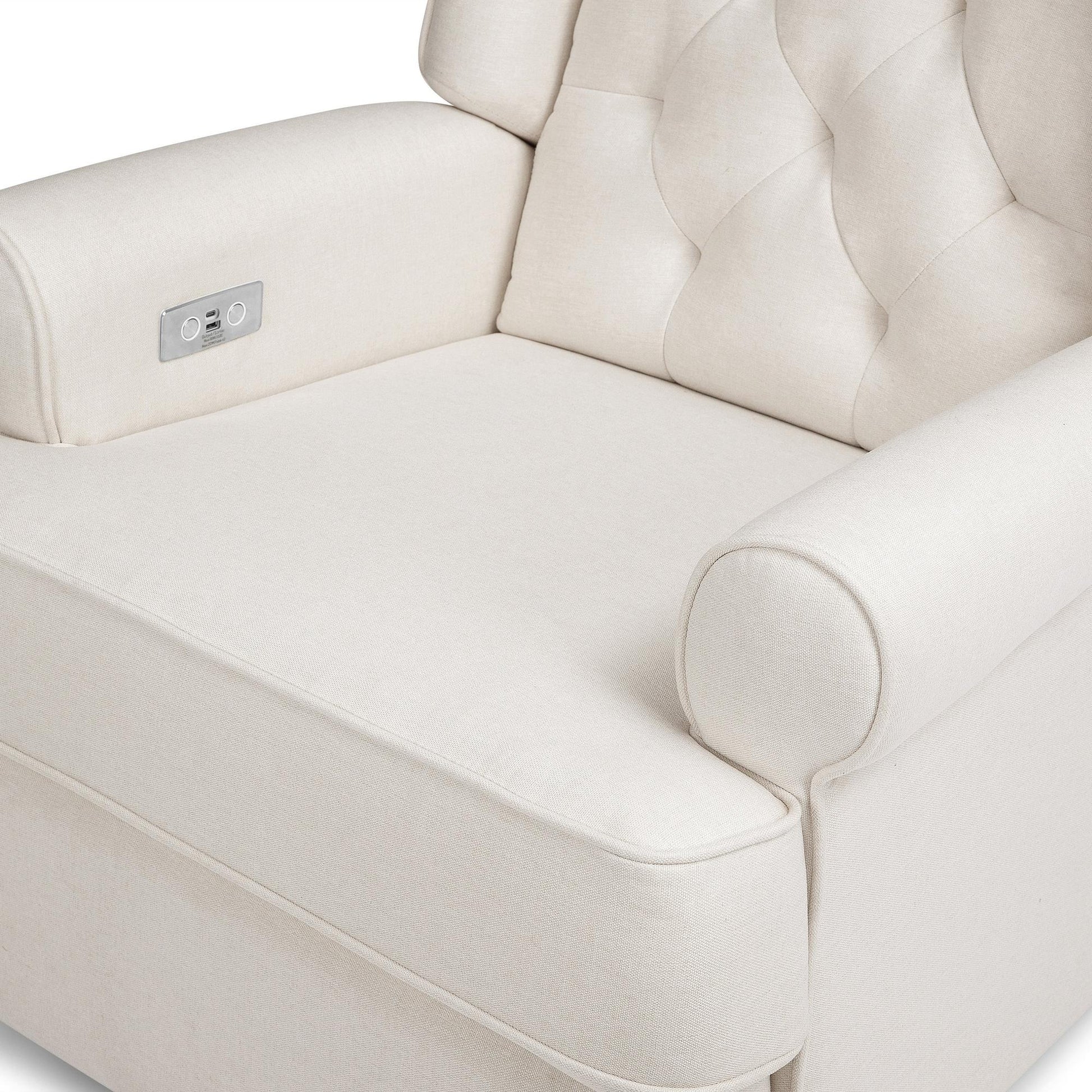 NamesakeNamesake Harbour Electronic Recliner and Swivel Glider in Eco-Performance Fabric with USB port | Water Repellent & Stain ResistantBabysupermarket