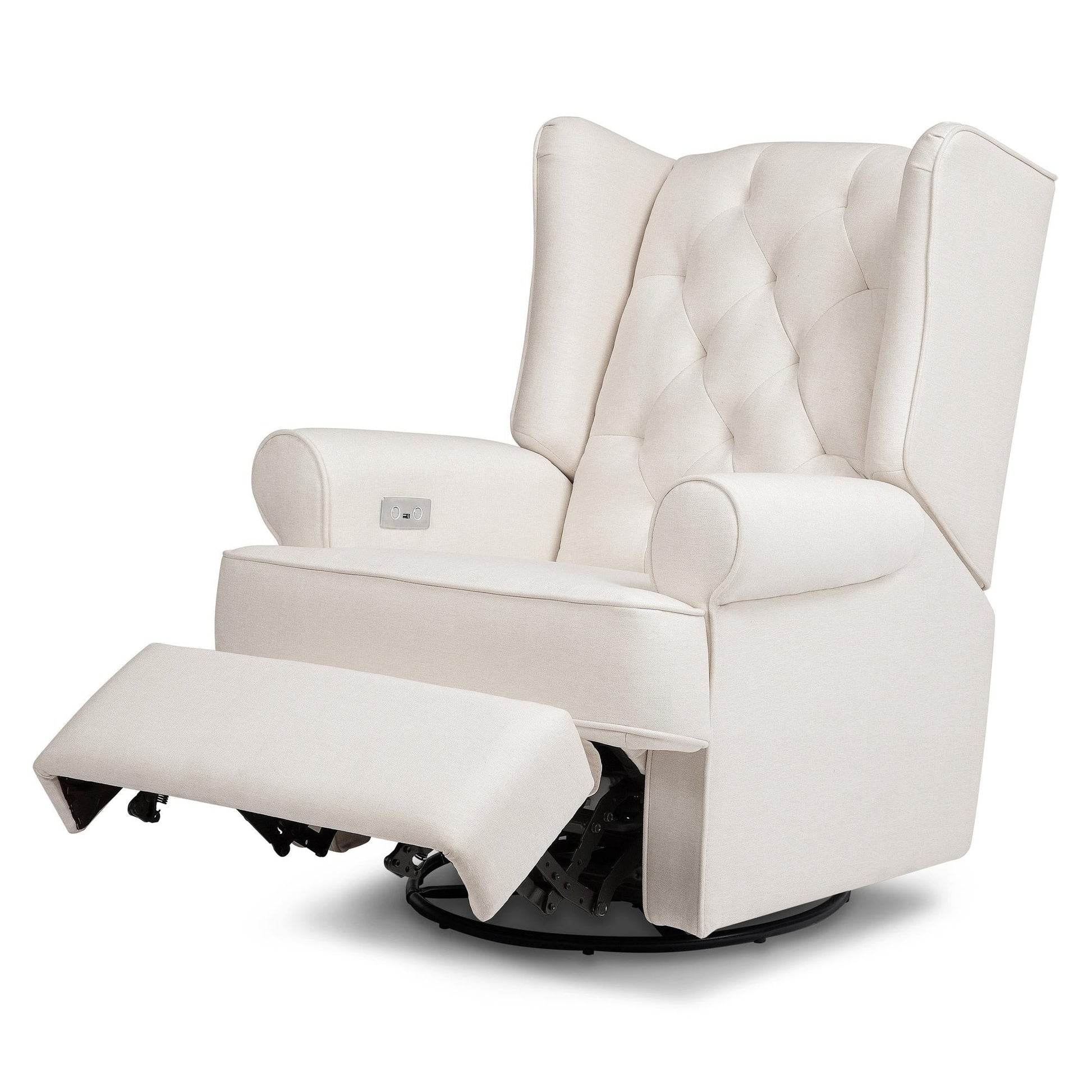 NamesakeNamesake Harbour Electronic Recliner and Swivel Glider in Eco-Performance Fabric with USB port | Water Repellent & Stain ResistantBabysupermarket