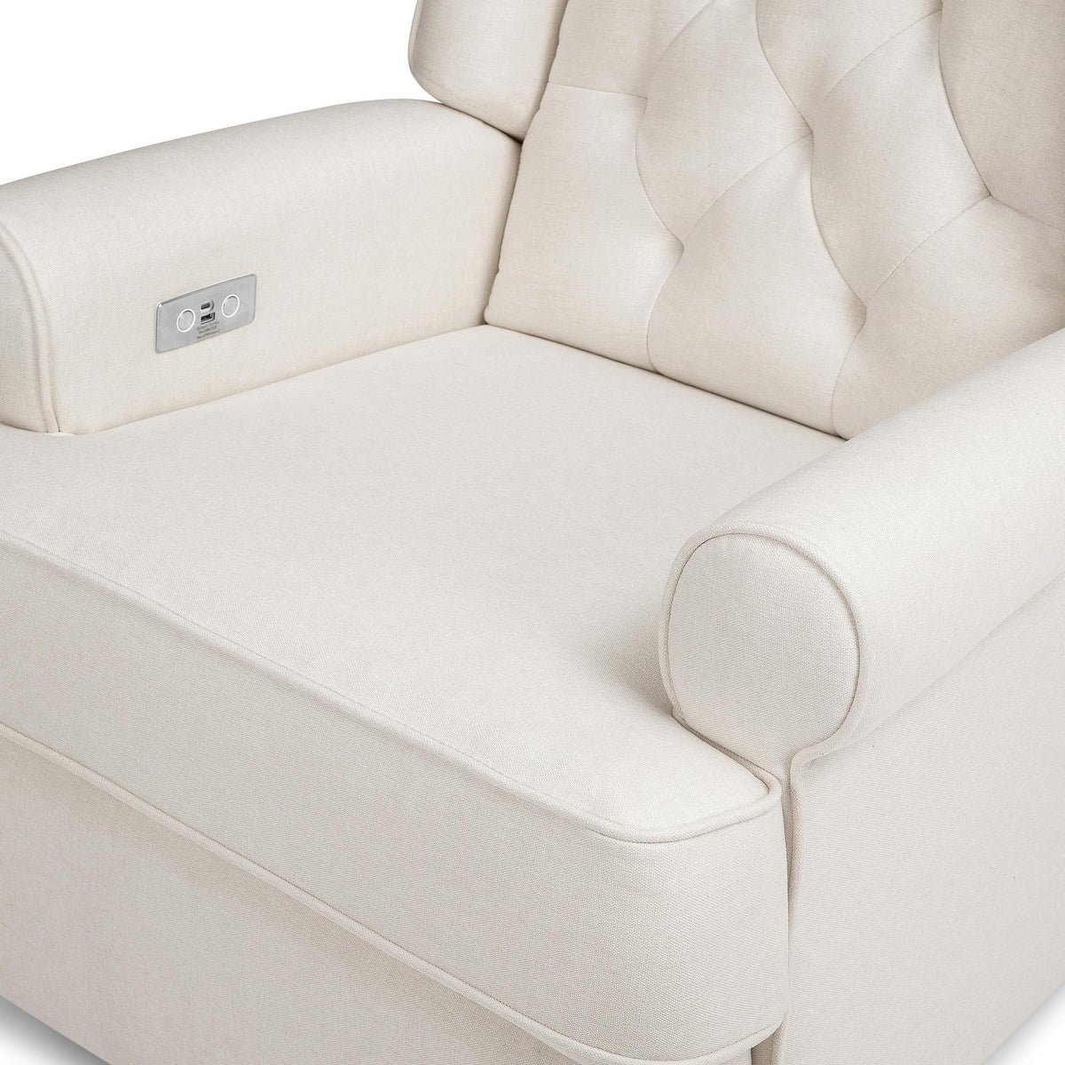 NamesakeNamesake Harbour Electronic Recliner and Swivel Glider in Eco-Performance Fabric with USB port | Water Repellent & Stain ResistantBabysupermarket