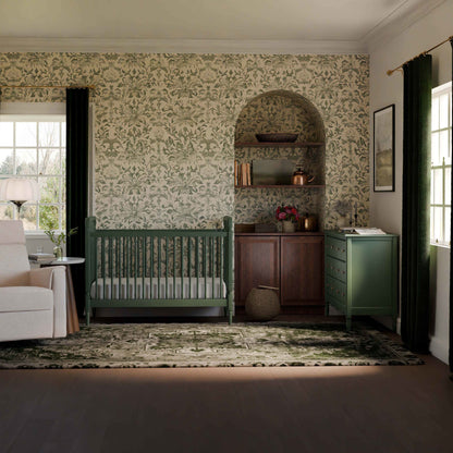 Namesake Cribs Namesake Liberty 3-in-1 Convertible Spindle Crib with Toddler Bed Conversion Kit