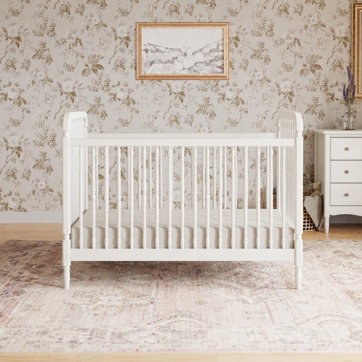 Namesake Cribs Namesake Liberty 3-in-1 Convertible Spindle Crib with Toddler Bed Conversion Kit