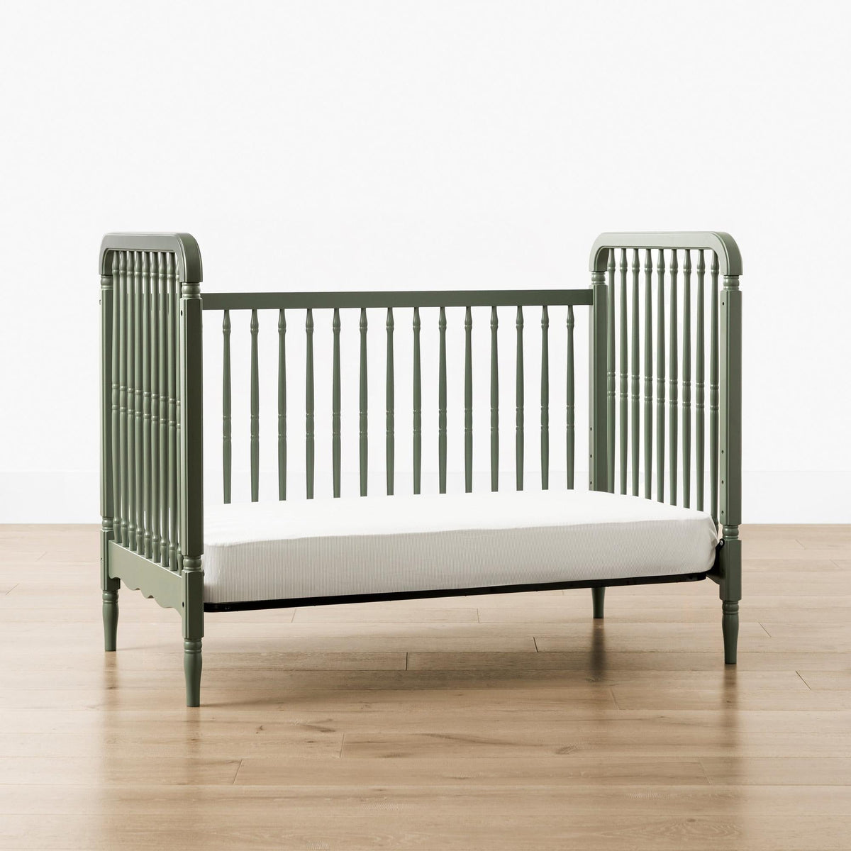 NamesakeNamesake Liberty 3-in-1 Convertible Spindle Crib with Toddler Bed Conversion KitBabysupermarket