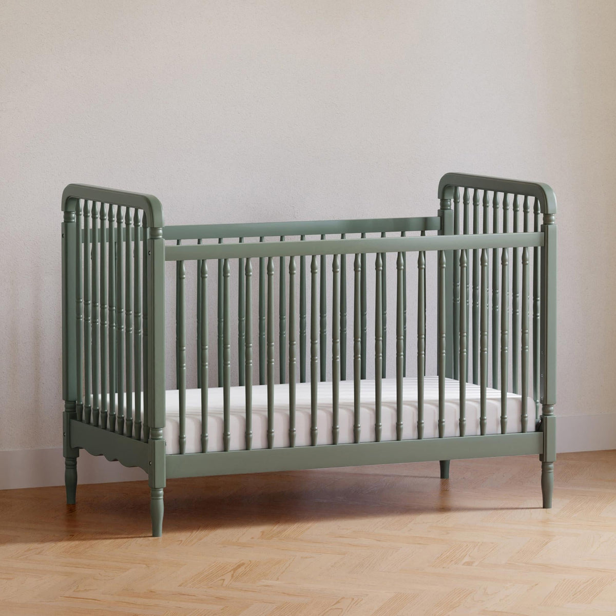NamesakeNamesake Liberty 3-in-1 Convertible Spindle Crib with Toddler Bed Conversion KitBabysupermarket