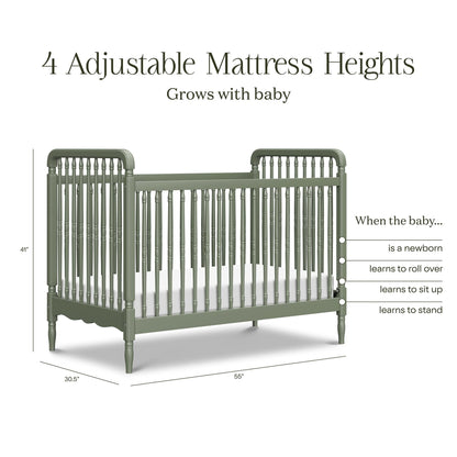 NamesakeNamesake Liberty 3-in-1 Convertible Spindle Crib with Toddler Bed Conversion KitBabysupermarket