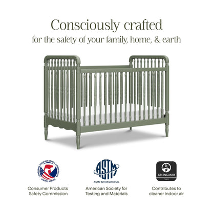 NamesakeNamesake Liberty 3-in-1 Convertible Spindle Crib with Toddler Bed Conversion KitBabysupermarket