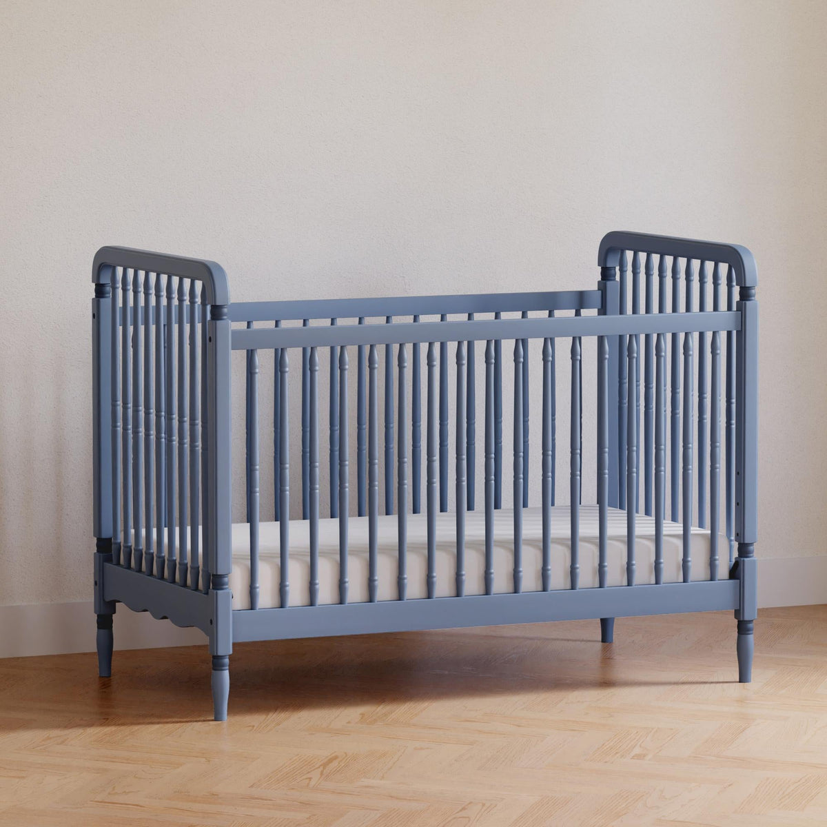 NamesakeNamesake Liberty 3-in-1 Convertible Spindle Crib with Toddler Bed Conversion KitBabysupermarket