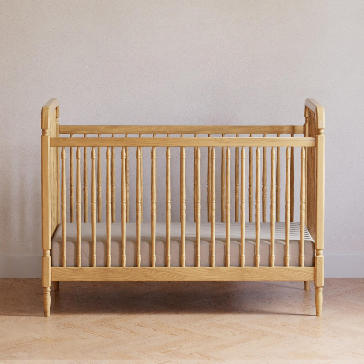 NamesakeNamesake Liberty 3-in-1 Convertible Spindle Crib with Toddler Bed Conversion KitBabysupermarket