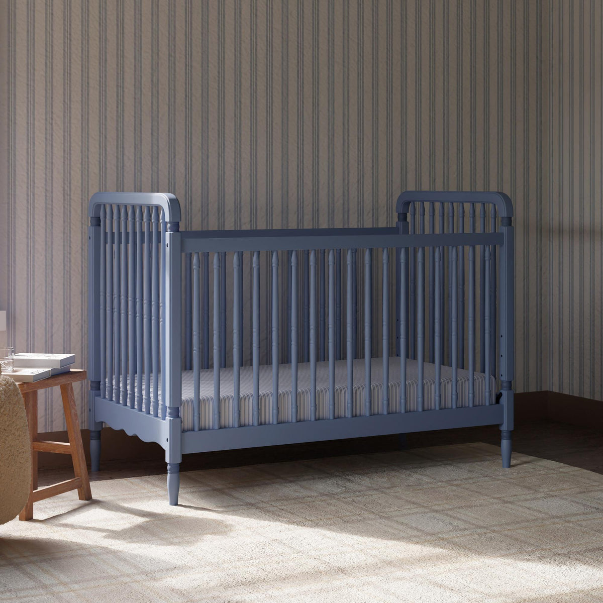 NamesakeNamesake Liberty 3-in-1 Convertible Spindle Crib with Toddler Bed Conversion KitBabysupermarket