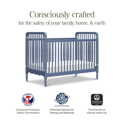 NamesakeNamesake Liberty 3-in-1 Convertible Spindle Crib with Toddler Bed Conversion KitBabysupermarket