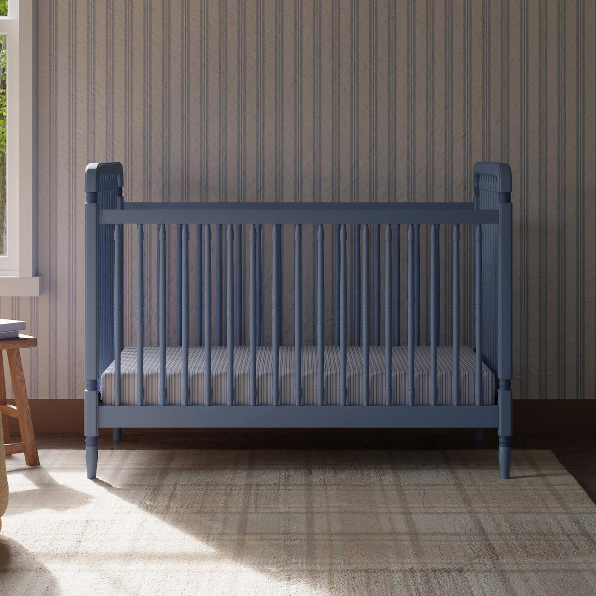 NamesakeNamesake Liberty 3-in-1 Convertible Spindle Crib with Toddler Bed Conversion KitBabysupermarket