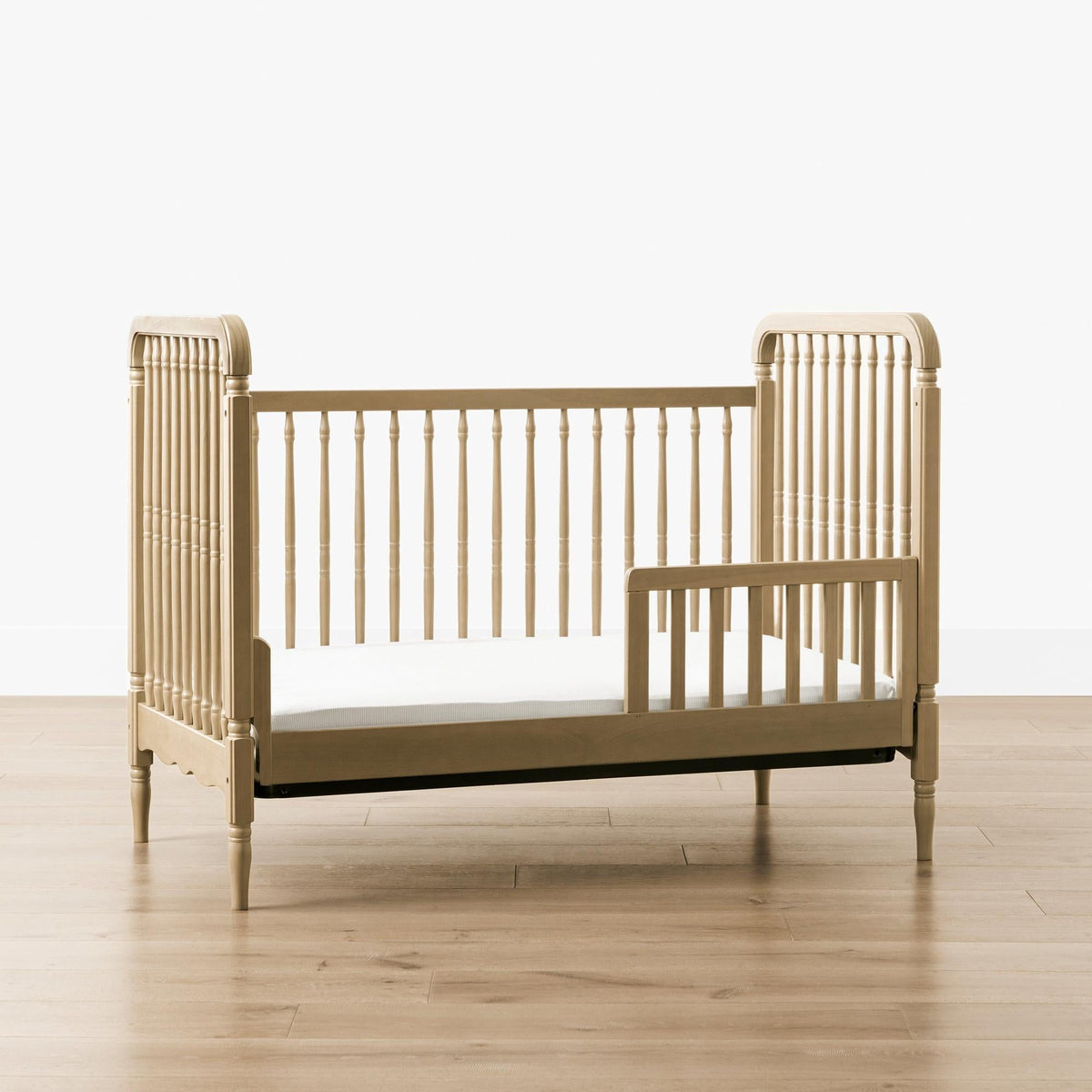 NamesakeNamesake Liberty 3-in-1 Convertible Spindle Crib with Toddler Bed Conversion KitBabysupermarket