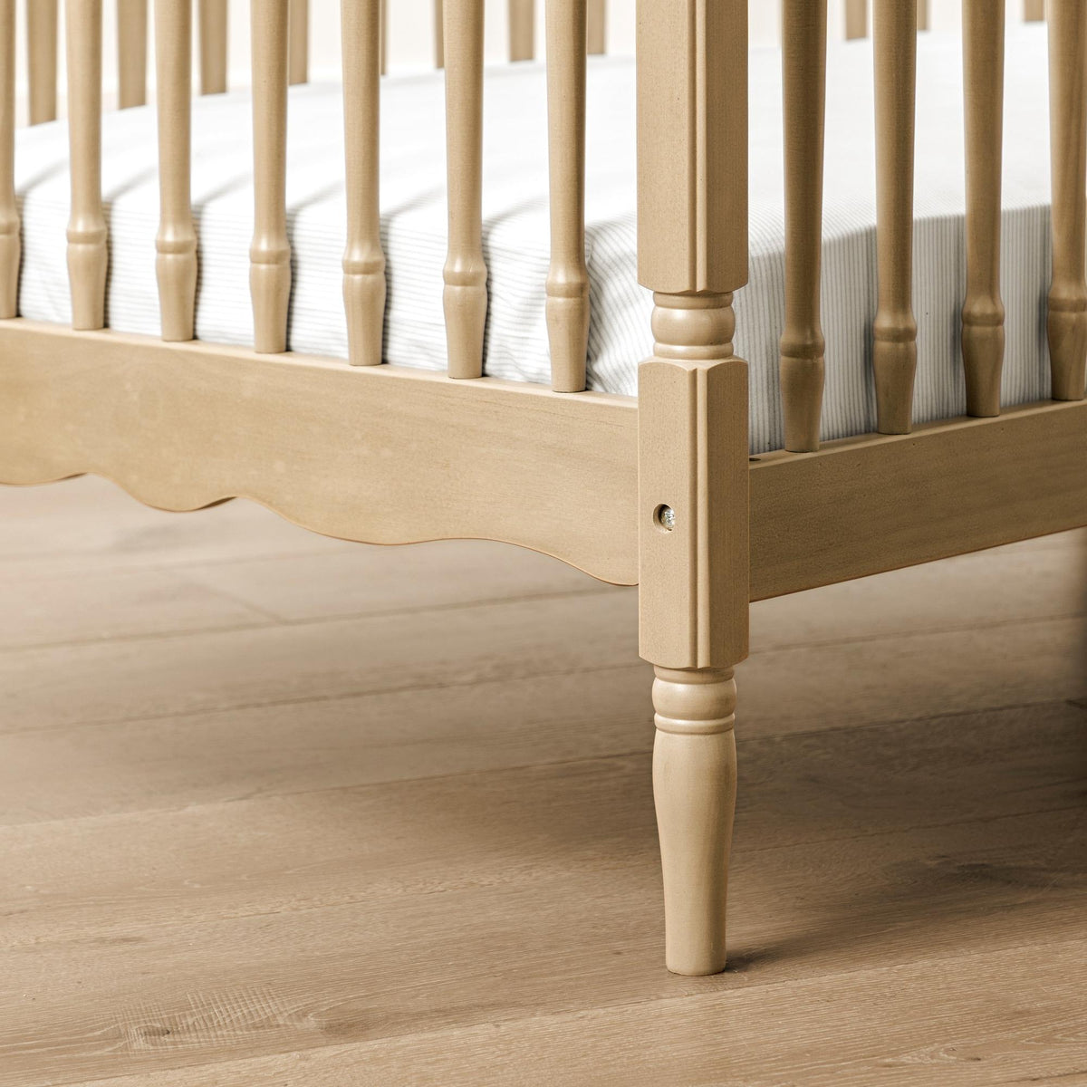 NamesakeNamesake Liberty 3-in-1 Convertible Spindle Crib with Toddler Bed Conversion KitBabysupermarket
